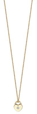 Esprit ESNL01171242 Damen Collier Herz Fave Gold Weiß Zirkonia 45 cm