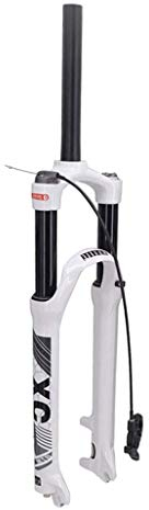 Remote Lockout Suspension Fork 26 27.5inch 29er MTB Bicycle Fork, Alloy Double Air Chamber System Effective Shock Travel: 120mm