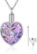 TANGPOET Feuerbestattung Schmuck 925 Sterling Silber Urnenketten für Asche Herz Kristall Keltischer Knoten Kremation Schmuck für Asche Anhänger Halskette für Mama Papa Frauen Männer Haustier