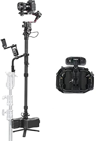 Tilta Float Handheld Gimbal Support System Compatibile con DJI RS 2/RS 3 Pro Gimbal – Piastra batteria con montaggio a V (batteria non inclusa) GSS-T01-V