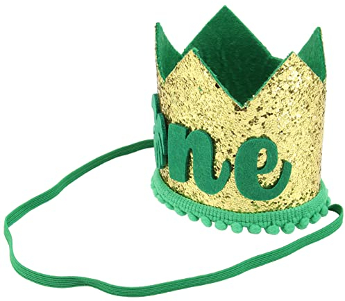SOIMISS Geburtstagskrone 1St Geburtstag Hut Geburtstag Party Deko Hut für Kindergeburtstag Baby Jungen Mädchen (Grünen Dschungel Tier Themed)