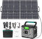 SWAREY Estación de Energía Portátil, 518Wh Generador Solar con Panel Solar de 100W, Salida de CA de 500W (Pico de 1000W), Puerto USB-C de 65W, Batería Externa para Camping Viajes Exterior RV Inicio