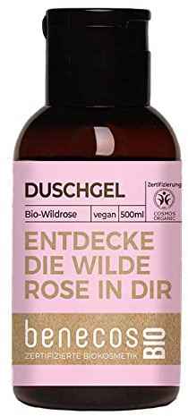 Gel de douche Benecos Wildrose, mini taille, 50 ml (1)