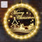 Herefun Weihnachten Dekorative, 22cm Weihnachtsbeleuchtung innen Fenster Hängende Weihnachtsdeko Lichterketten für Outdoor Indoor Terrasse Schlafzimmer Hintergrund (22cm Weihnachten)