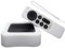 Silicone Protective Case Cover for Apple TV 4K and Siri Remote 2022 (1 Set) - Anti-Slip, Shockproof, Drop Proof Case With Lanyard for 3rd Generation Remote (White)