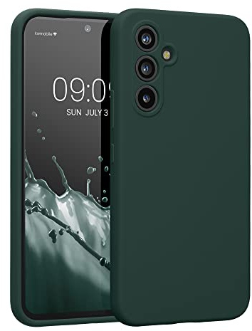 kwmobile Hülle kompatibel mit Samsung Galaxy A54 5G - Hülle Silikon gummiert - Handyhülle - Handy Case in Moosgrün
