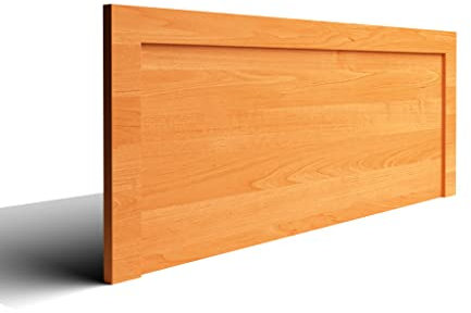 Buyqualia Cabecero para Camas de 135 y 150 cm con moldura en Color Cerezo (155 x 60 x 3)
