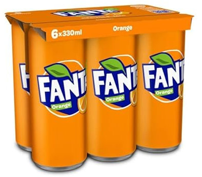 Fanta Orange Bebida carbonatada refrescante en formato caja 6X33Cl – La unidad