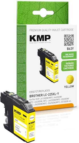 KMP Tintenpatrone ersetzt Brother LC225XLY Kompatibel einzeln Gelb B63Y 1530,4009