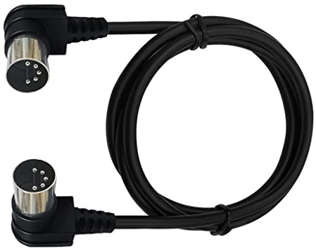 5-poliges MIDI-Kabel, 90-Grad-DIN-Buchse, Stecker auf Stecker, Kabel, 1 m, 1,5 m, 3 m, 5-poliger DIN-Stecker, Verlängerungskabel