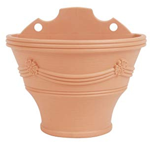 SAONHBJI Pflanzentöpfe 8,66 Zoll Wandbehang Harz Blumentopf Outdoor Garten Innenhof Zuhause Café Büro Dekoration Kleiner Blumentopf Blumentöpfe