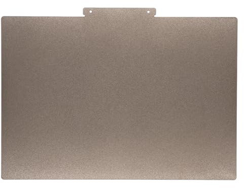 Doppelseitige Strukturierte PEI-Bauplatte für Raise3d E2, Pulverlackiertes PEI-Blatt für 3D-Drucker, Flexible Plattform aus PEI-Federstahl mit Klebebett, 254 X 368 Mm 0,5 Mm Dicke