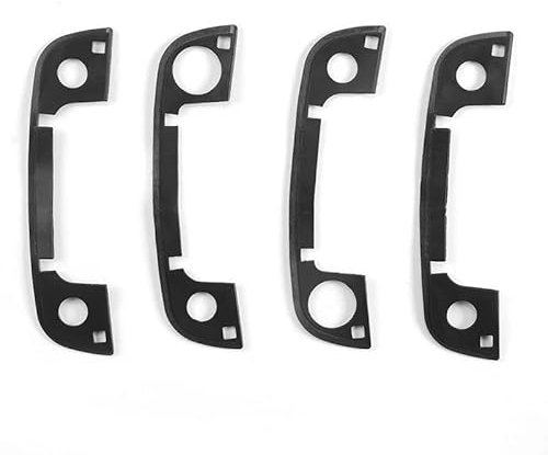 DZSQQGSDSF Türgriff 1 Set Schwarz Auto Außerhalb Tür Griff Gummi Dichtungen Dichtung Kit Für E36 E34 E32 3 5 7 Serie z3 4 tür Auto Zubehör 4 stücke Türgriff Schutzfolie