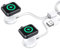 Dual Watch Charger for Apple Watch Charger Cable, Magnetic Wireless iWatch Charger Cable for Apple Watch 10/Ultra2/9/8/7/6, Portable iPhone Watch Charger [Not Included Adapter]