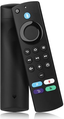 Telecomando vocale di ricambio per terza generazione, adatto per Smart TV Fire AMZ (3a generazione), Smart TV Cube Remote (1a e 2a generazione), Smart TV Stick Lite, Smart TV Stick (2a generazione, 3a