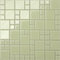 Light Green Glass Modular Mix Mosaic Tile Sheet (MT0024)