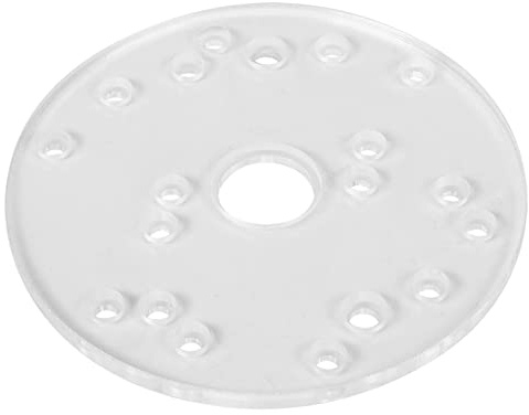 Router Base Plate Clear Acrylic with Centering Pin for Trim Routers Woodworking Tool Compatible with