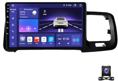 DXSYGMBN Android 13 Radio De Coche 2 DIN De 9 Pulgadas Pantalla Táctil para Volvo S60 V60 2011~2020 Estéreo para Automóvil con GPS/4G/SWC/FM/Carplay/DSP+AHD Cámara Trasera,B,8 Core M800S 8G+256G