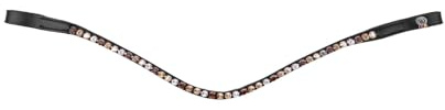 WALDHAUSEN Stirnband X-Line Glam, schwarz, braun/Gold/beige/Silber, XWB