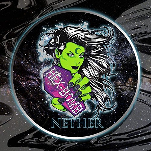 Nether Black Luxury Metallic HEXBOMB BAtHBOMB Goth Gothic Bomb