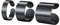 PROSTEEL Damen Herren offene Ringe Set schwarz Edelstahl 5/10/17mm breit verstellbar Band Ringe hochglanzpoliert Eheringe Verlobungsringe Fingerringe Schmuck Accessoire für Party