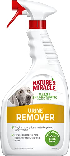 Nature’s Miracle Hundeurin Flecken- & Geruchsentferner - Enzymreiniger für Urinflecken und gelbe Rückstände, Geruchsneutralisierer mit ätherischen Ölen, 946 ml