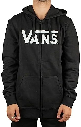 Vans Herren Classic Zip Kapuzenpullover, Schwarz, L