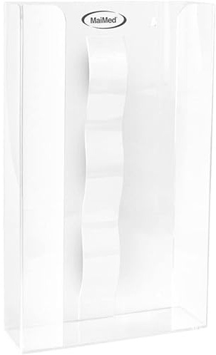 MaiMed® Wandhalter für Handschuhboxen mit Feder, Acry
