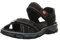 Rieker Damen Klassische Sandalen 68851, Frauen Sandalen,Sommerschuhe,Freizeitschuhe,offene Schuhe,Strandschuhe,schwarz (02),40 EU / 6.5 UK