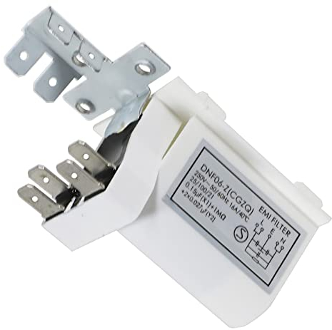SPARES2GO Filtro interferenza compatibile con Beko lavastoviglie e asciugatrice EMI Suppressor (tipo DNF06-Z, 250V)