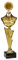 eberin · Pokal Serie Smilla, Gold, mit Wunschtext und auswählbarem Motiv-Emblem, Größe 42 cm