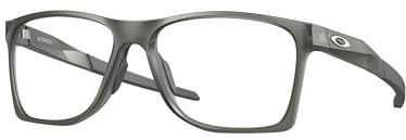 Oakley Ox8169f Activate Herren-Brillenrahmen mit niedrigem Steg, quadratisch, für verschreibungspflichtige Brillen, Satingraue Rauch-/Demo-Gläser, 53 mm