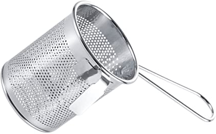 Yardwe Olla Separadora Olla Caliente A Través De La Colador De Espaguetis De Alambre De Pasta Colador De Colador De Metal Colador De Té Colador Colador De Acero De Colador De Olla