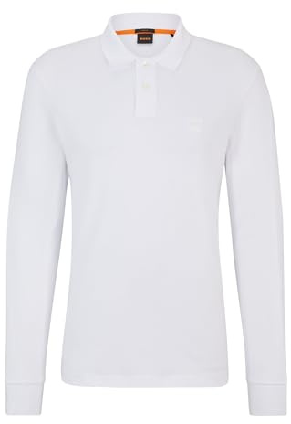 BOSS Mens Passerby Polo Shirt White 3XL