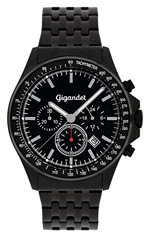 Gigandet Herren Analog Japanisches Quarzwerk Uhr mit Edelstahl Armband AVG3-15