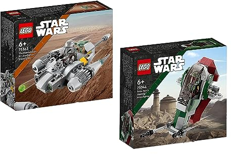 Lego Set: Lego 75363 Star Wars N-1 Starfighter des Mandalorianers – Microfighter + Lego 75344 Star Wars Boba Fetts Starship Microfighter