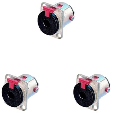 Neutrik NJ3FP6C 6,3 mm Klinke female stereo (Packung mit 3)