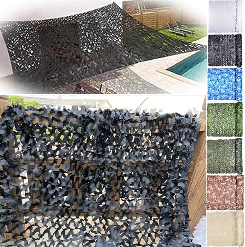 GYUEZX Camouflage Netting,Army Camo Net Lightweight,Sunshade Camo Mesh for Party Decoration, Photography, Decorations, Hunting, Hide Shooting, Oxford Fabric
