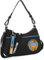 Smiley World - Damen Handtasche Schwarz, Umhängetasche Mittelgroß, Crossbody Bag, Polyester, Einheitsgröße