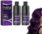 Tkekruh Shampoo Colorante per Capelli Viola 100ml - 3 in 1 Tintura Istantanea - per Uomini e Donne