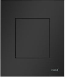 TECEnow Urinal-Betätigungsplatte, inkl. Kartusche, zum TECE-Druckspülgehäuse U1, 92424, Farbe: Schwarz Matt