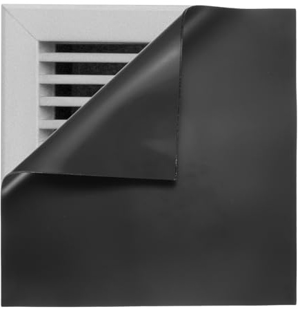 PATIKIL Rejillas Magnéticas Cuadradas 12x12 Pulgadas Negro | Cubiertas Para Rejillas De Aire De Piso Registro Cubierta Antiruido Para Piso Pared Techo De Hogar
