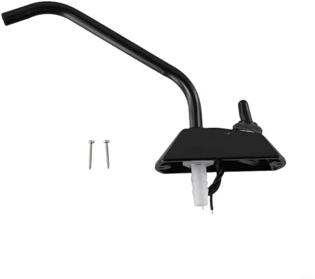 EffiFish Interruptor de grifo eléctrico de 12 V, con rotación de 360 grados para RV, autocaravana, caravana, casa móvil, barco, remolque, control del sistema de agua, acero inoxidable, resistente al