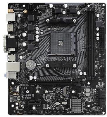 Carte mère Fit for ASROCK B550M-HDV B550 AM4 for Ryzen 7/5/3 5800X 5700X 5600X 3200G CPU DDR4 M.2 USB2.0 Micro ATX Carte Mere