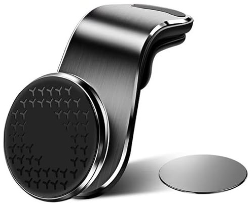 VAPORVERSE 1Pcs Magnetic Car Phone Holder for Hyundai Kona EV 2023 2024 2025 2026, N38 Strong Power Air Vent Cradle 360° Rotation Anti-Shake Hands Free Mount,Black