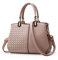 NICOLE&DORIS Frau Dame Handtaschen Schultertasche Taschen Shopper Umhängetasche PU Khaki A