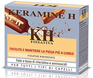 Keramine H Fiala Fissativa, Fissatore rinforzante, Per tutti i tipi di capelli, 10 x 6 ml, Confezione da 3