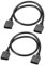 sourcing map 2Stk. RGB Shunt Kabel Buchse zu Buchse 4 Pin Erweiterung Anschluss 30cm Länge