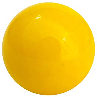 mesbilles MeineMurmeln - 20 Kleine Murmeln Gelbe Perle GlasMurmeln 14 mm
