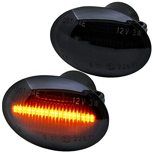 rm-style LED SEITENBLINKER schwarz Smoke [72405-1]